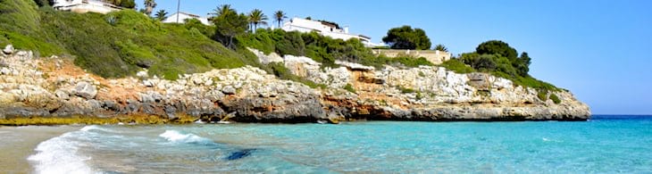 Türkis-blaues Wasser auf Mallorca